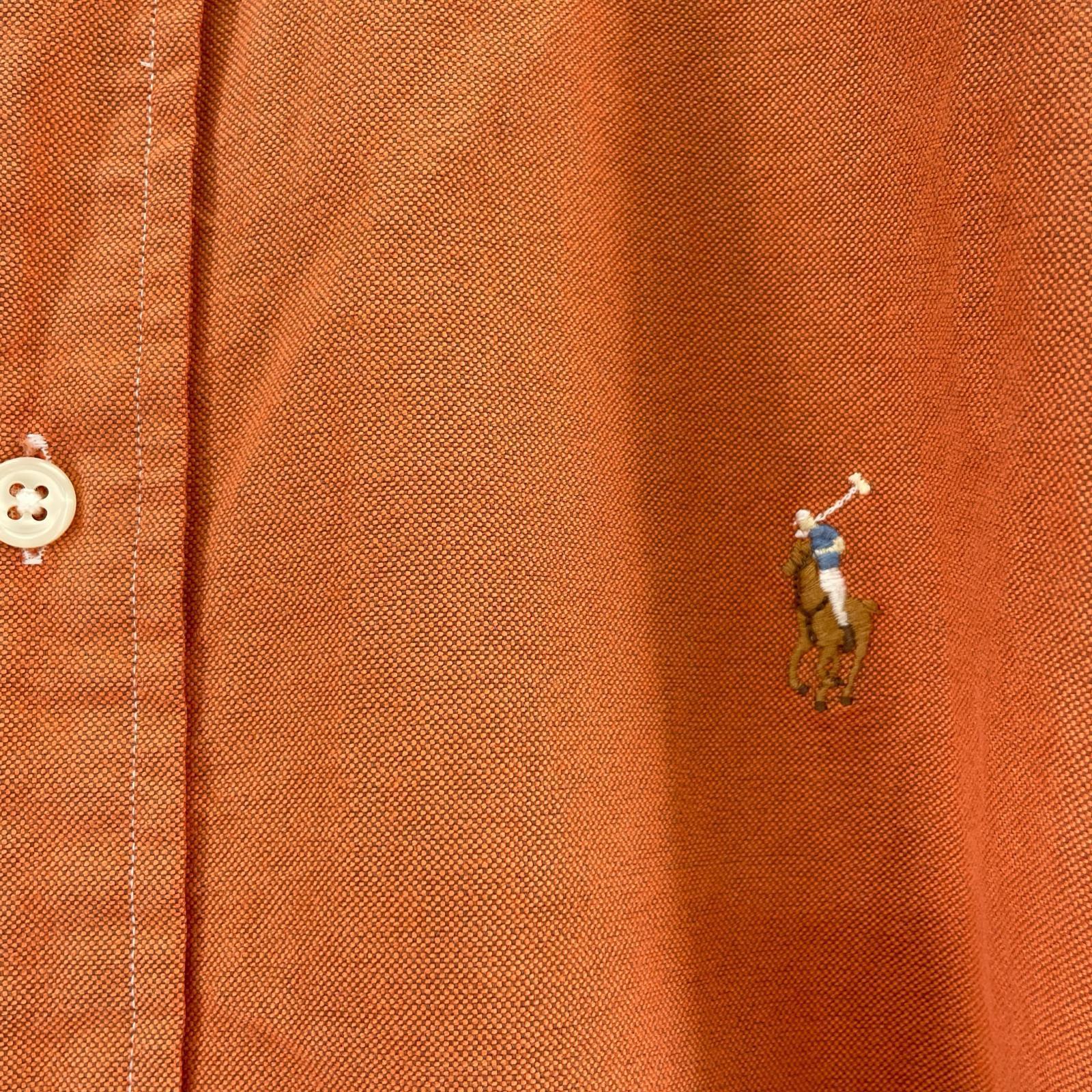 長袖シャツ 90s オレンジ (XXL相当)
