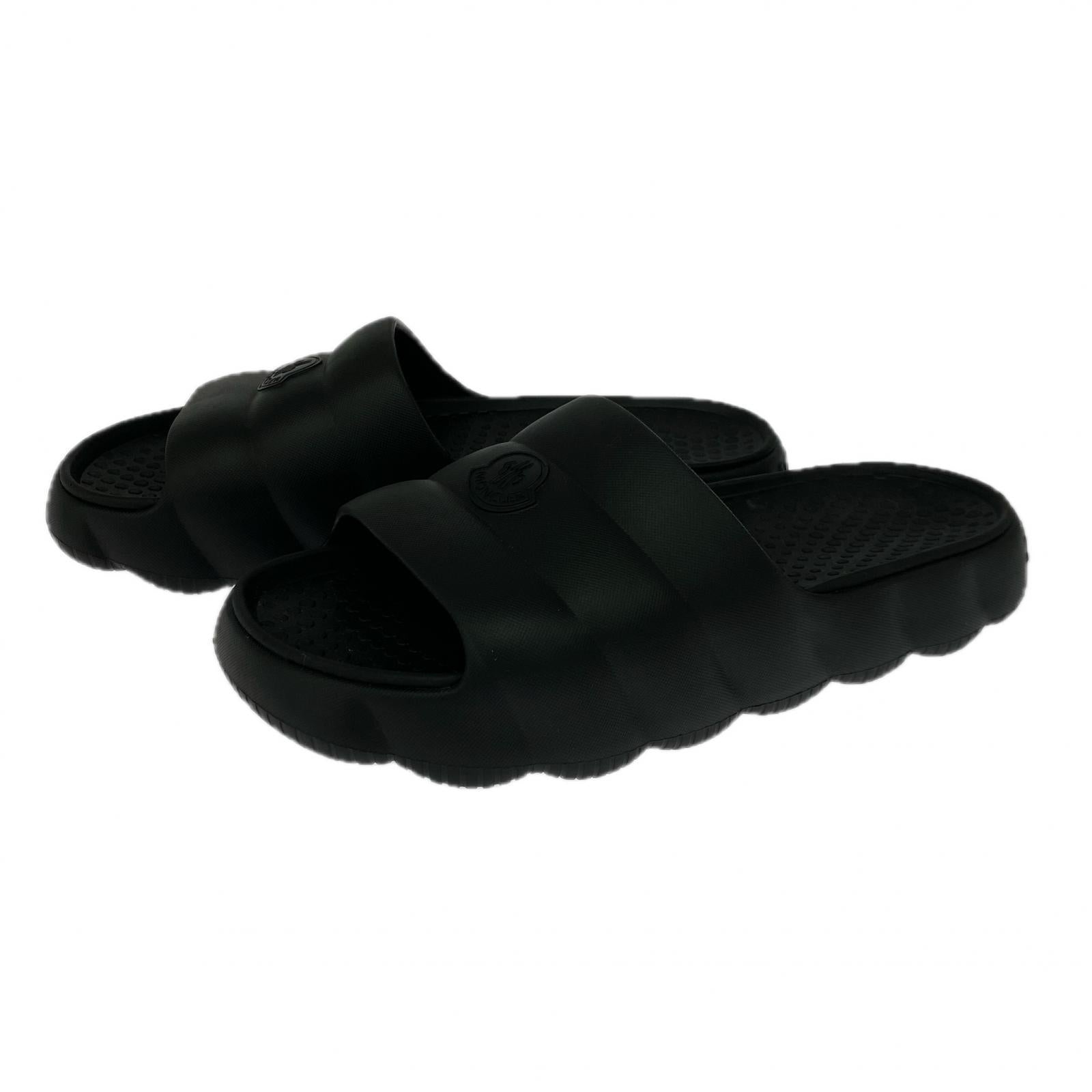 サンダル MONCLER LILO SLIDES サンダル 黒 44 44 ブラック
