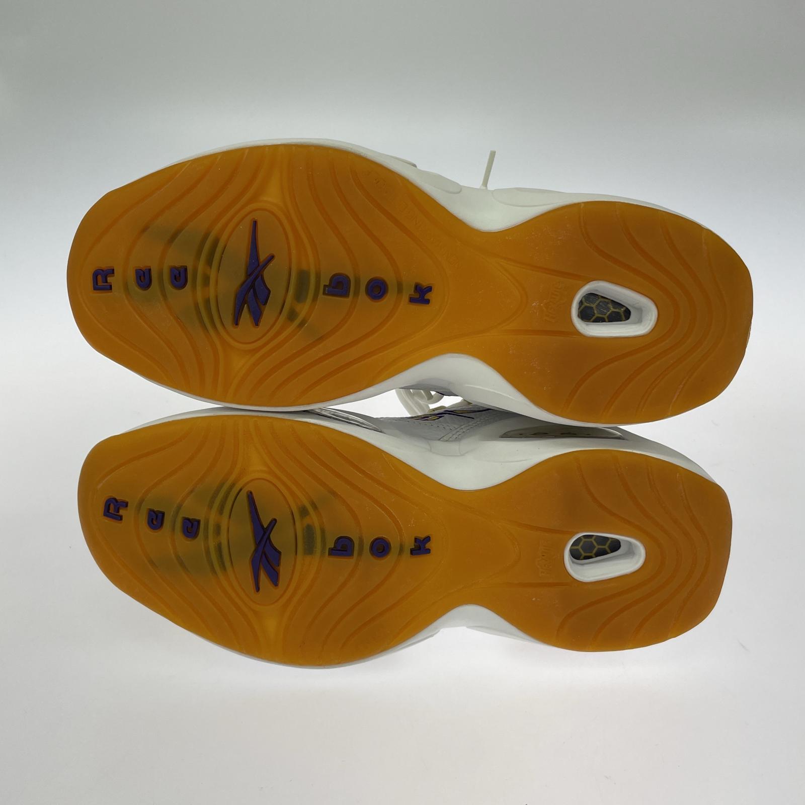 スニーカー QUESTION MID WHITE/YELLOW 28.0 28cm (US10 UK9 1/2 EU46)