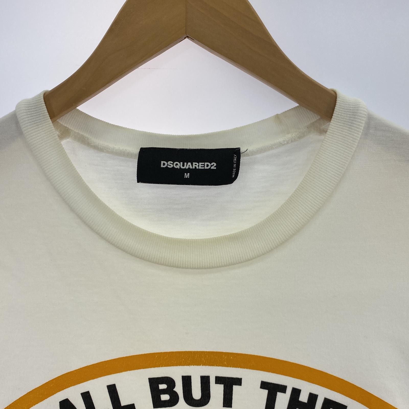 半袖Tシャツ ファックTシャツ バスキアプリント/ホワイト M ホワイト