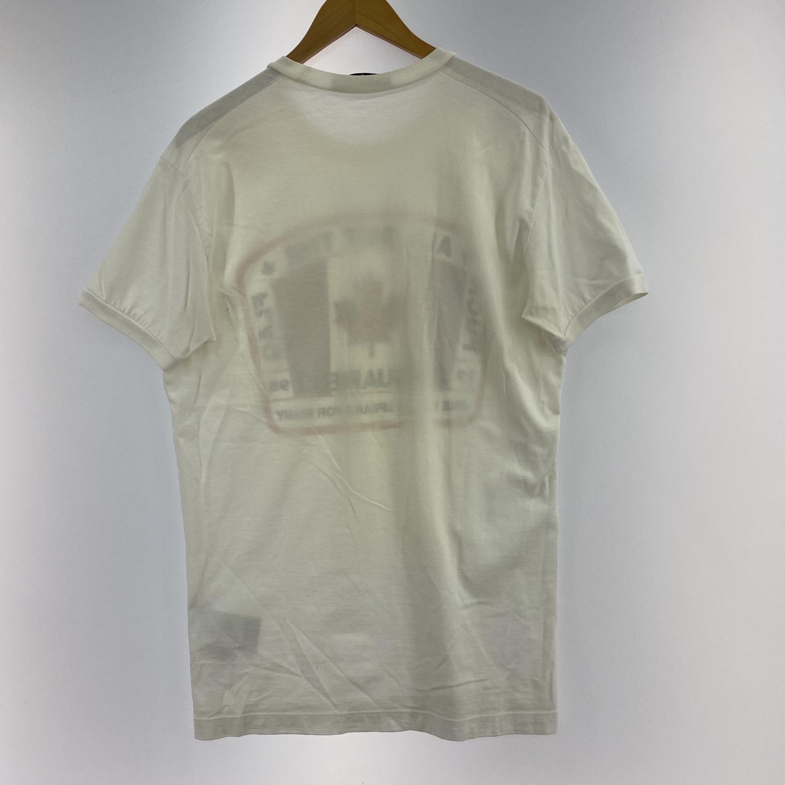 半袖Tシャツ ファックTシャツ バスキアプリント/ホワイト M ホワイト