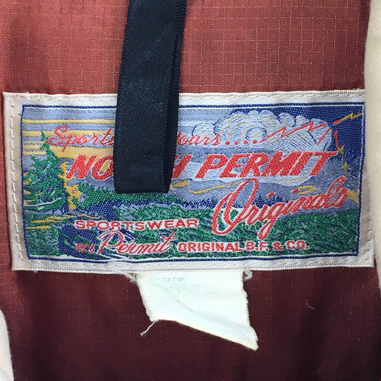 ダウンジャケット 70s NORTH PERMIT ベージュ ベージュ