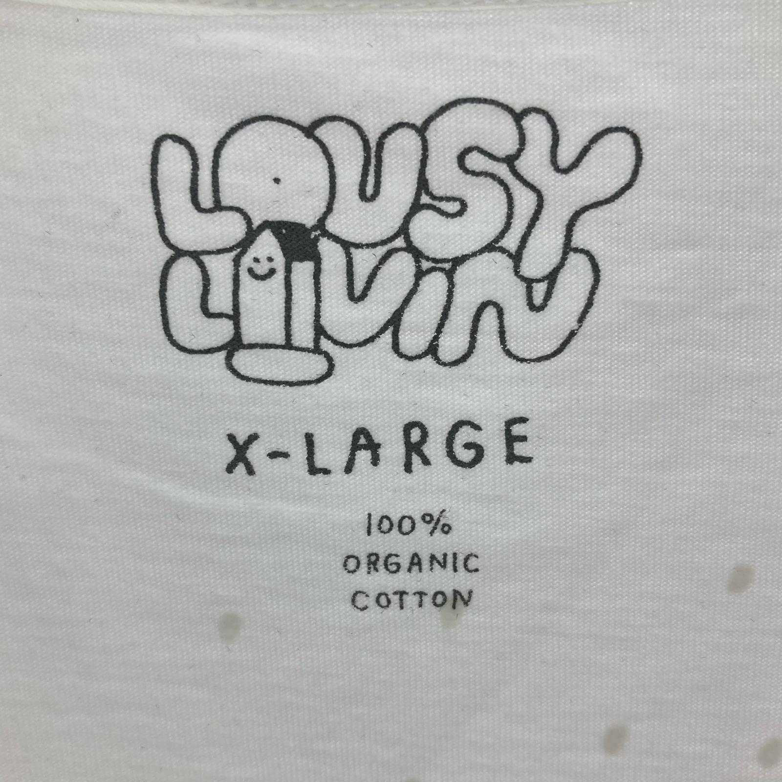 半袖Tシャツ LOUSY LIVIN プリント(XL) ホワイト