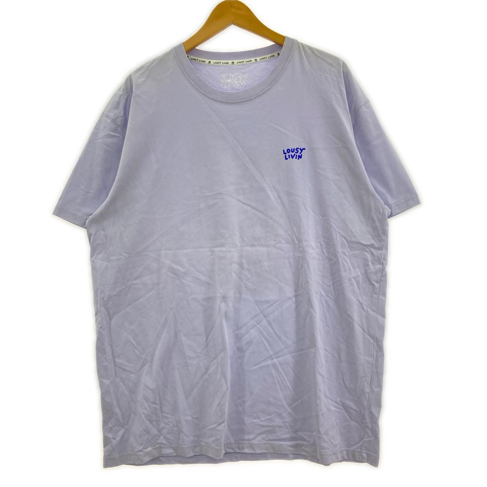 半袖Tシャツ LOUSY LIVIN プリント(XL) パープル