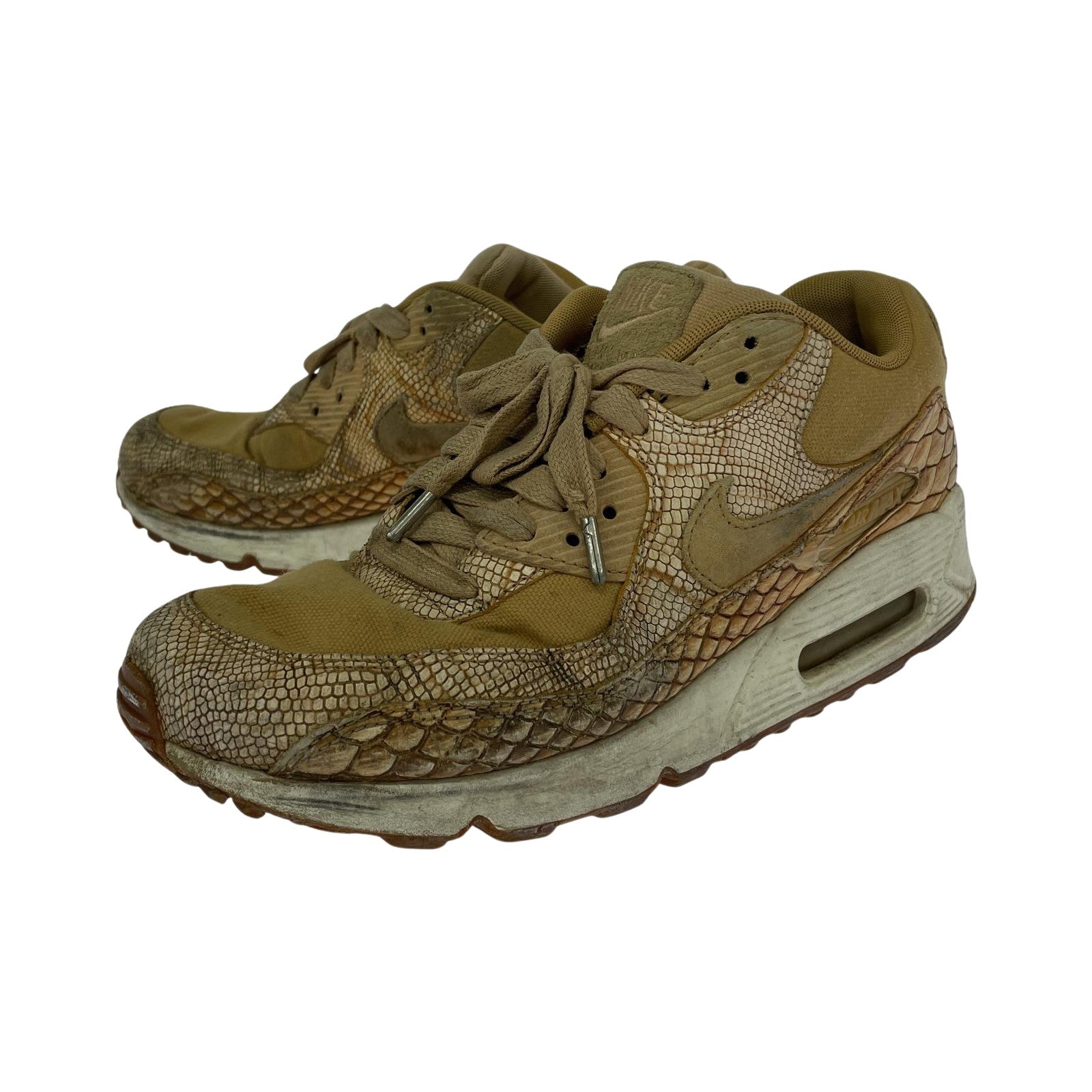 スニーカー AIR MAX 90 PREMIUM LEATHER 26.5cm (US8 1/2 UK8 EU43) ブラウン