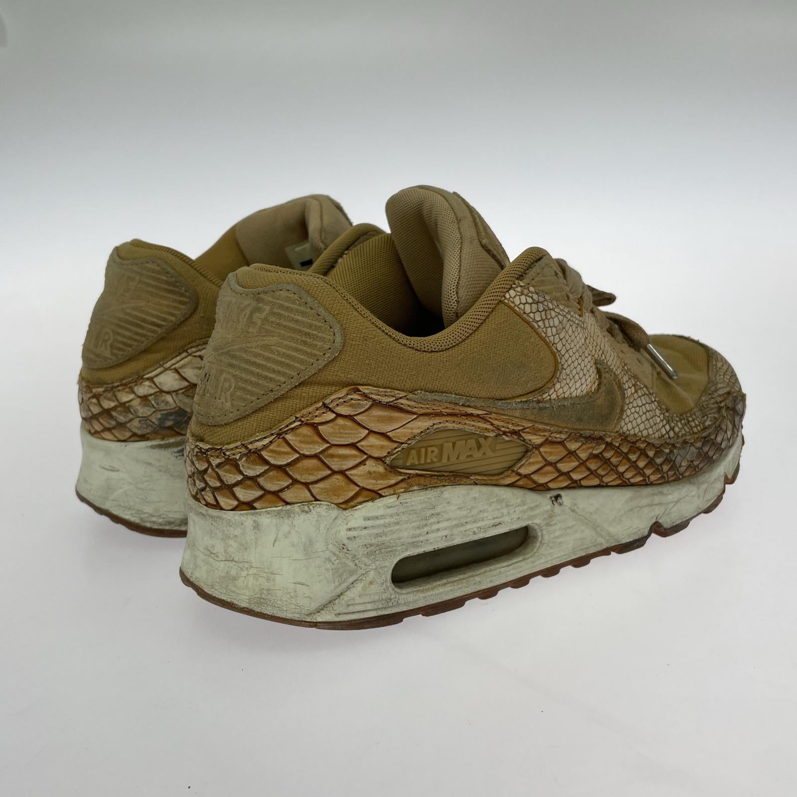 スニーカー AIR MAX 90 PREMIUM LEATHER 26.5cm (US8 1/2 UK8 EU43) ブラウン