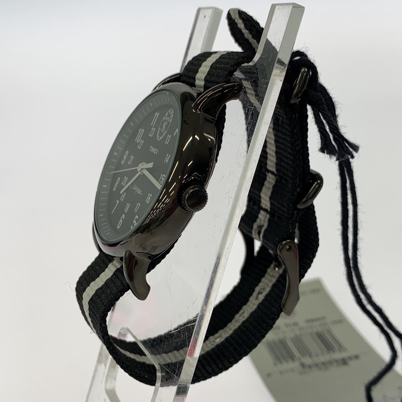 腕時計 TODD SNYDER×TIMEX ナローベルト 腕時計 ブラック