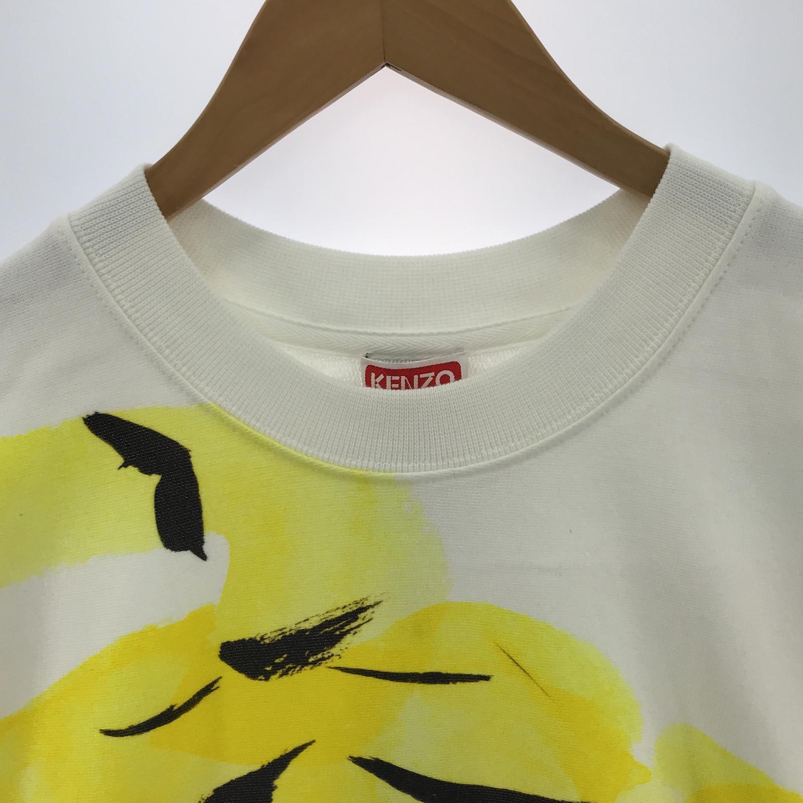 ワンピース KENZO Akae Bowing Tiger' Kimono Sweatshirt Dress スウェットワンピース S ホワイト S ホワイト