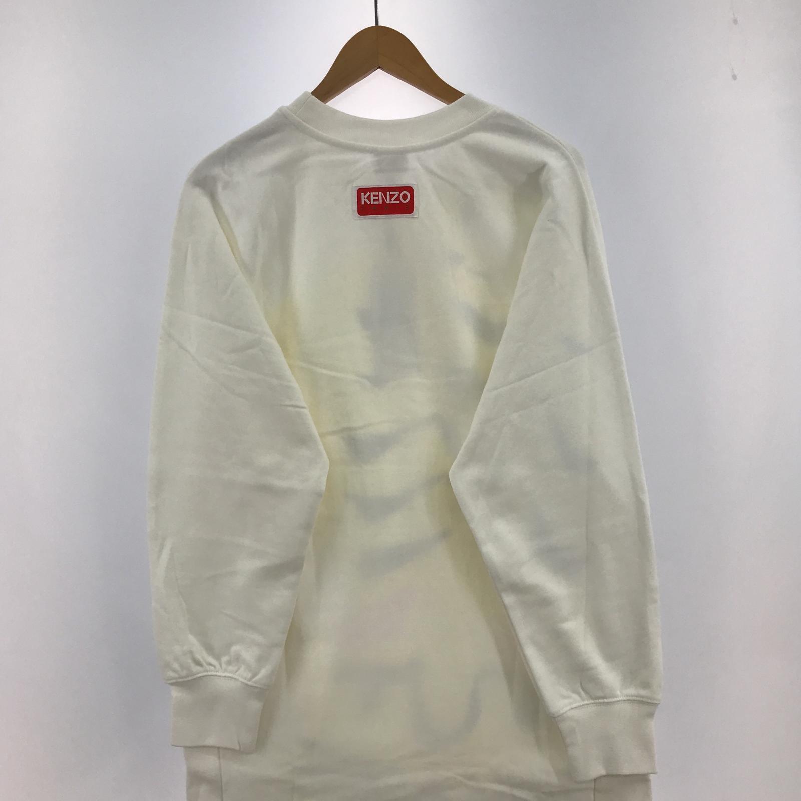 ワンピース KENZO Akae Bowing Tiger' Kimono Sweatshirt Dress スウェットワンピース S ホワイト S ホワイト