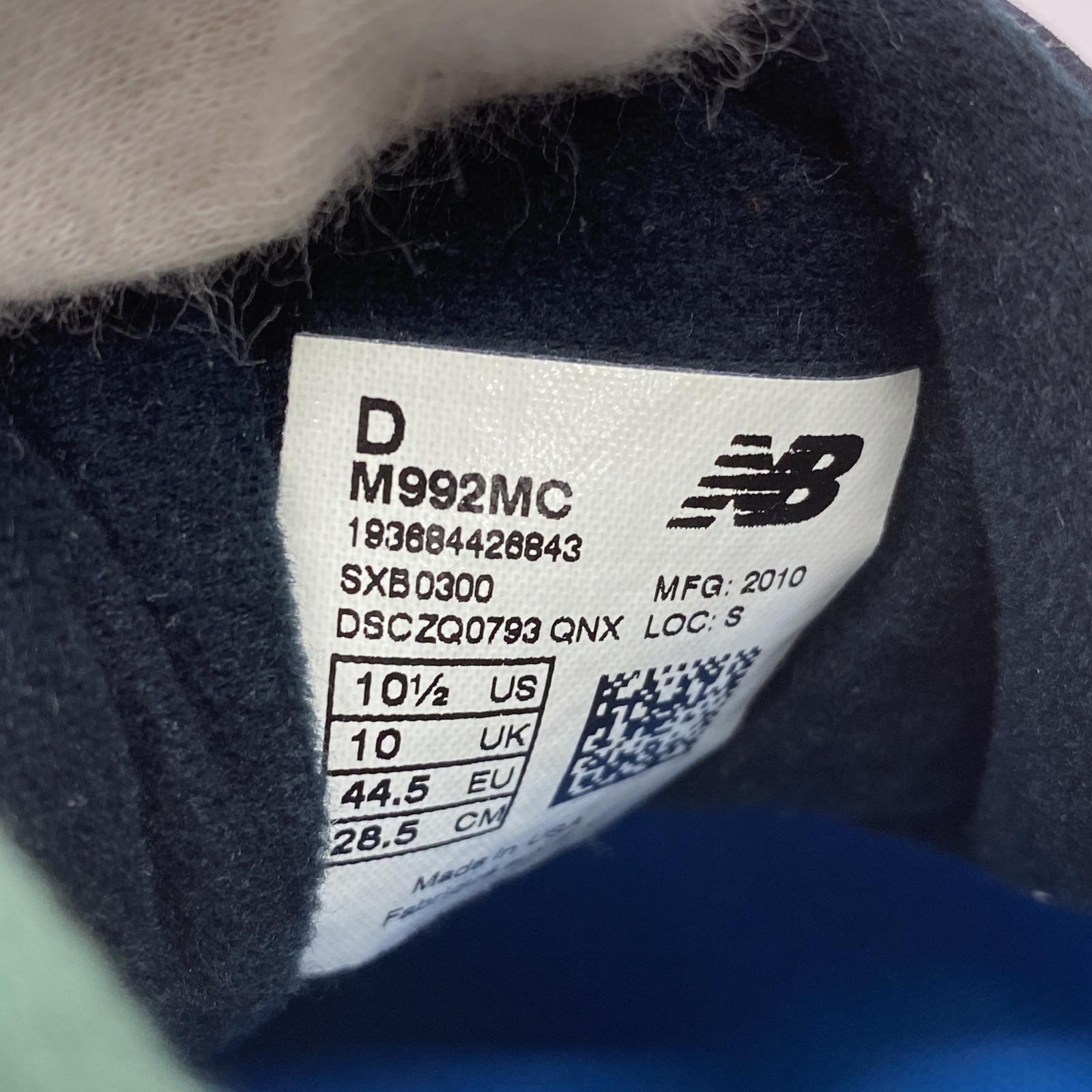 スニーカー NEW BALANCE M992MC Multi (28.5) 28.5cm (US10 1/2 UK10 EU47) マルチカラー