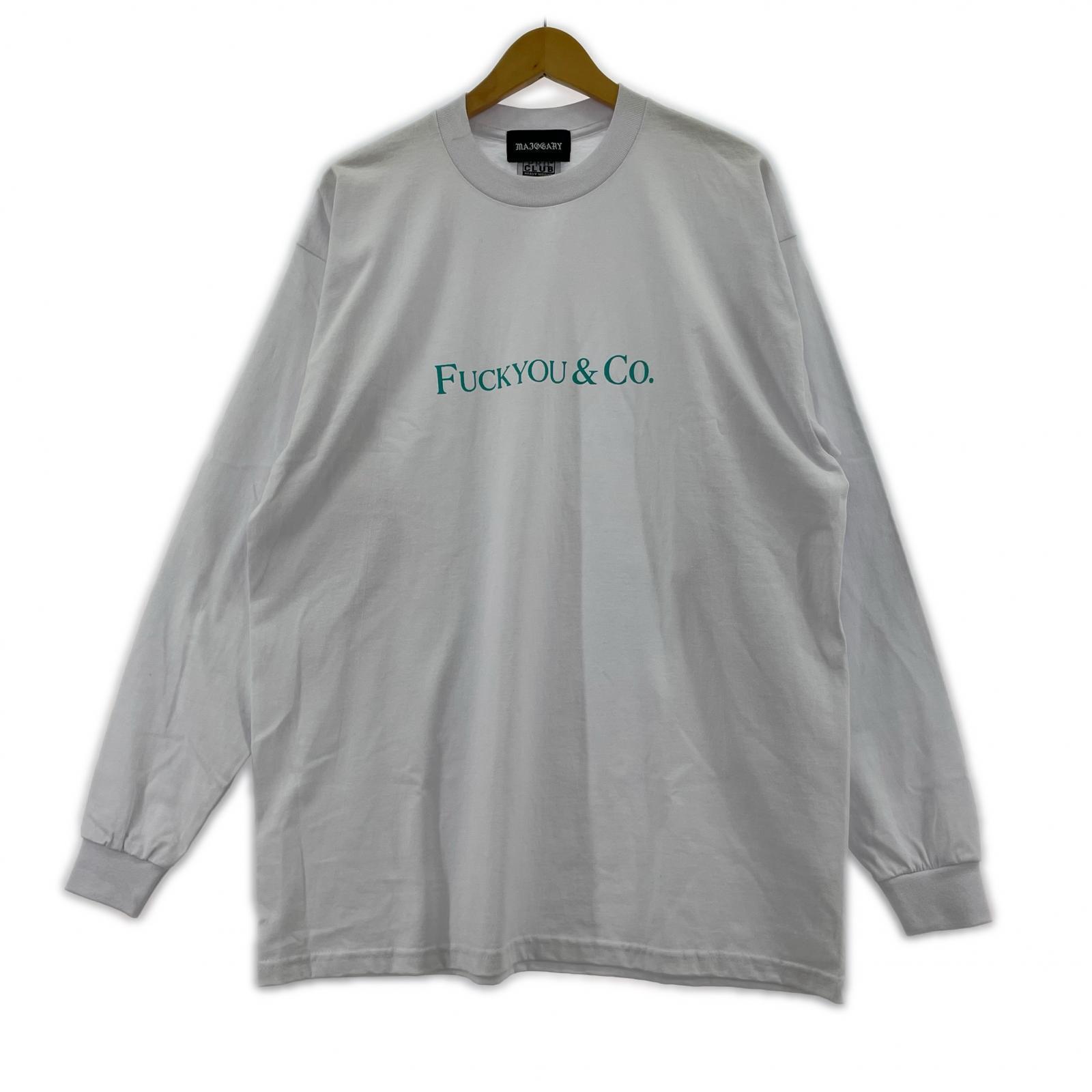 半袖Tシャツ MAJOGARY FUCKYOU&Co. カットソー 白 ホワイト