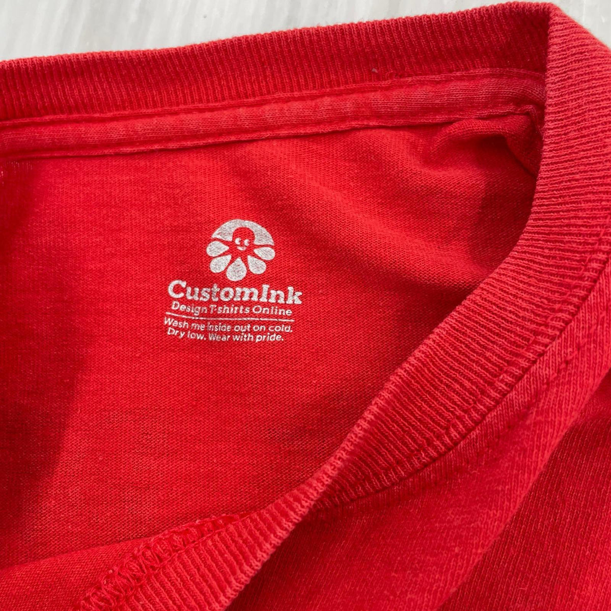 半袖Tシャツ ハンドサイン 赤 レッド