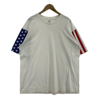 半袖Tシャツ 90s Sleeve stars and stripes 白 XL ホワイト