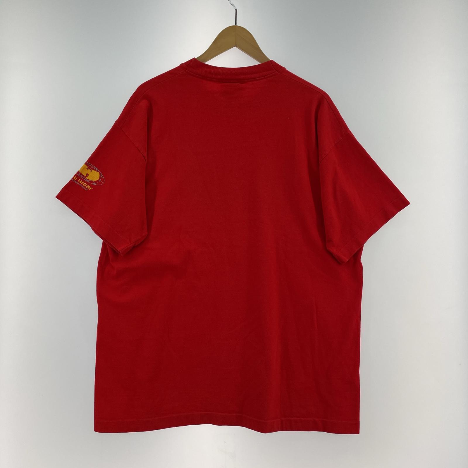 半袖Tシャツ WU-TANG CLAN WU WEARタグ 赤(XL) レッド