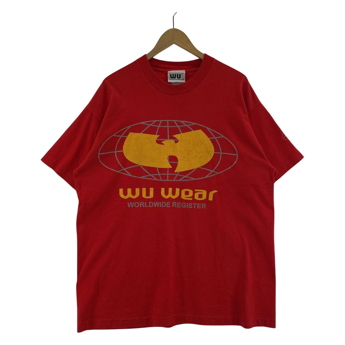 半袖Tシャツ WU-TANG CLAN WU WEARタグ 赤(XL) レッド