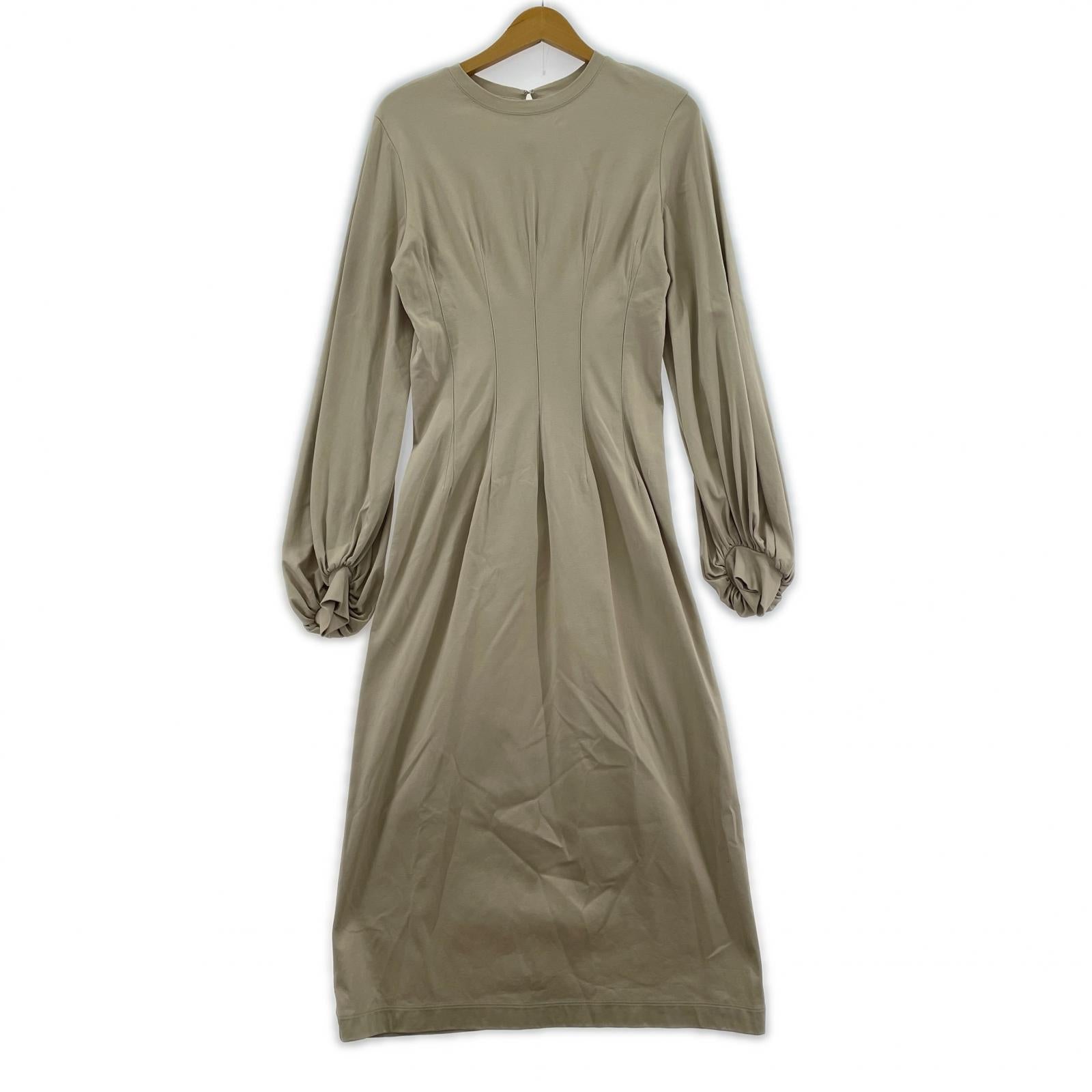 ワンピース SATORU SASAKI TUCKED&DART DRESS(1) ベージュ