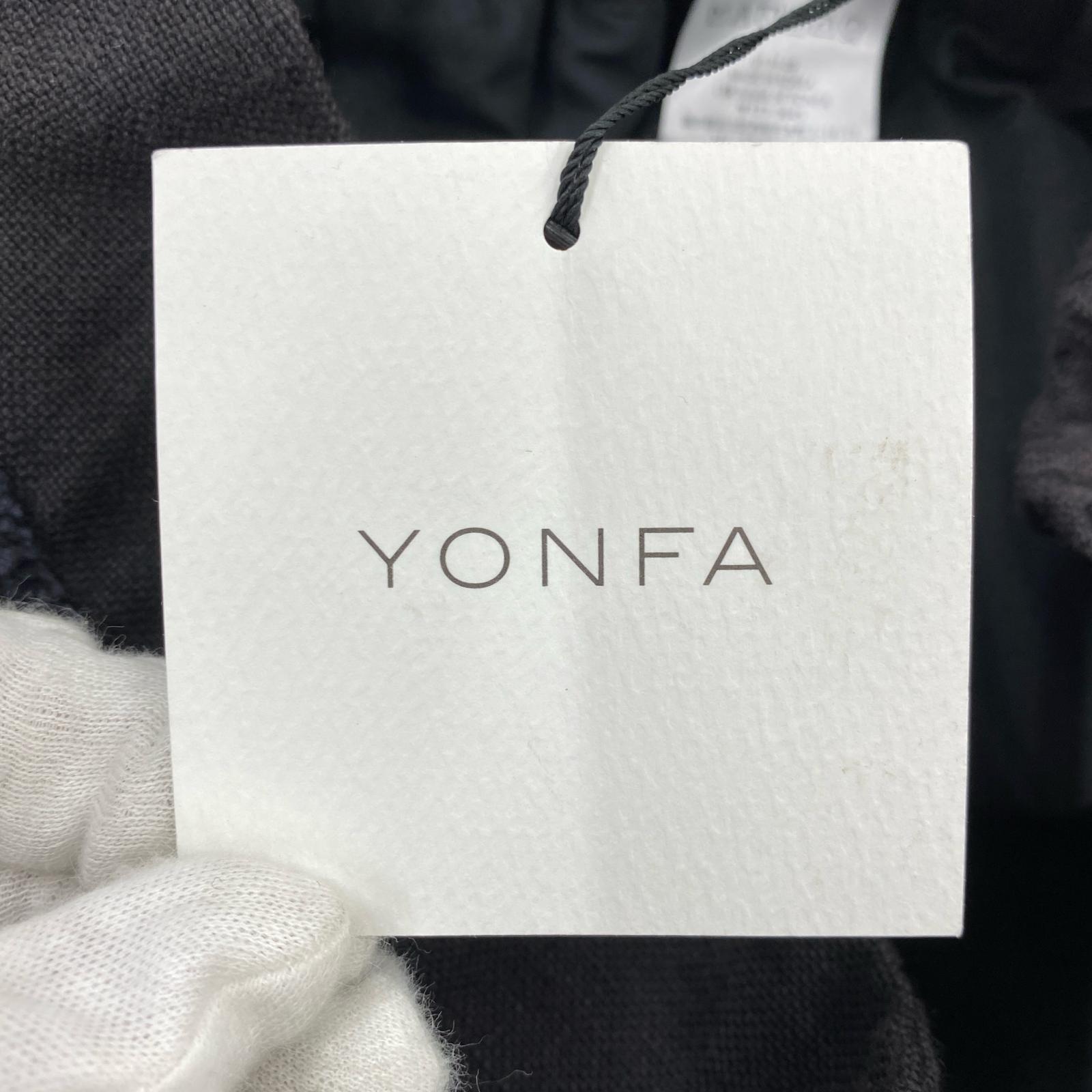 ロングスカート YONFA リネン スカート グレー S