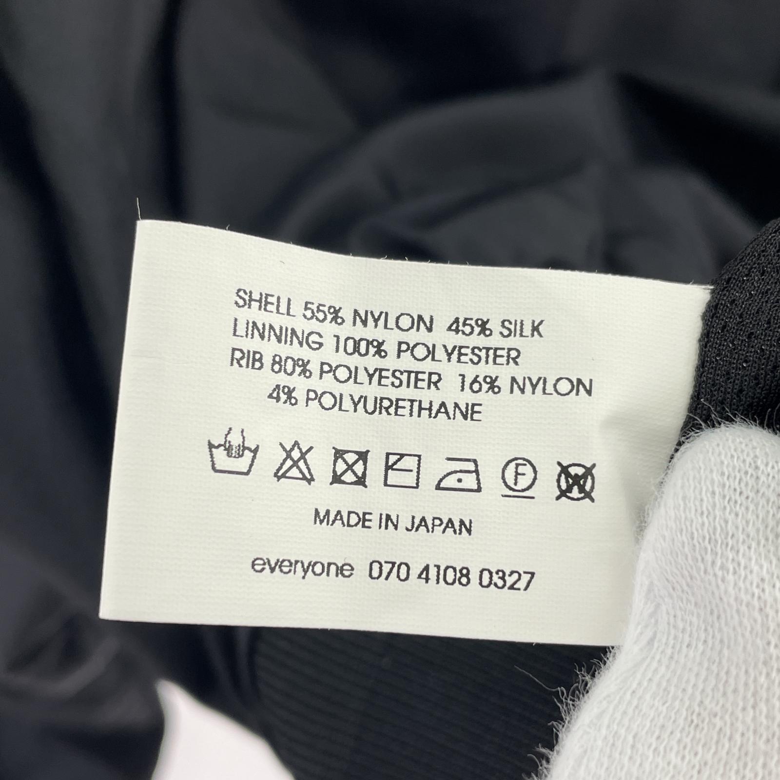 ブルゾン everyone nylon silk track jacket /黒/M M ブラック