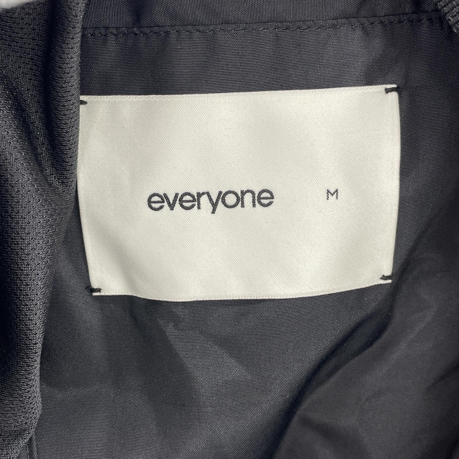 ブルゾン everyone nylon silk track jacket /黒/M M ブラック