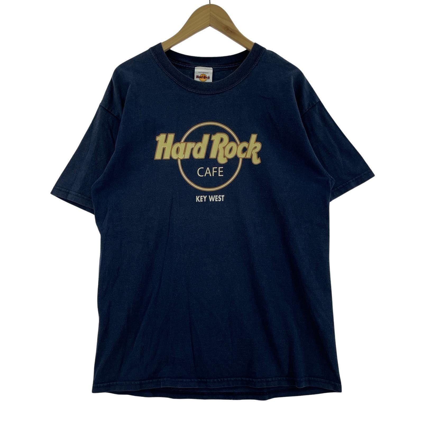 半袖Tシャツ HARD ROCK CAFE 紺 (L) L