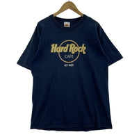 半袖Tシャツ HARD ROCK CAFE 紺 (L) L