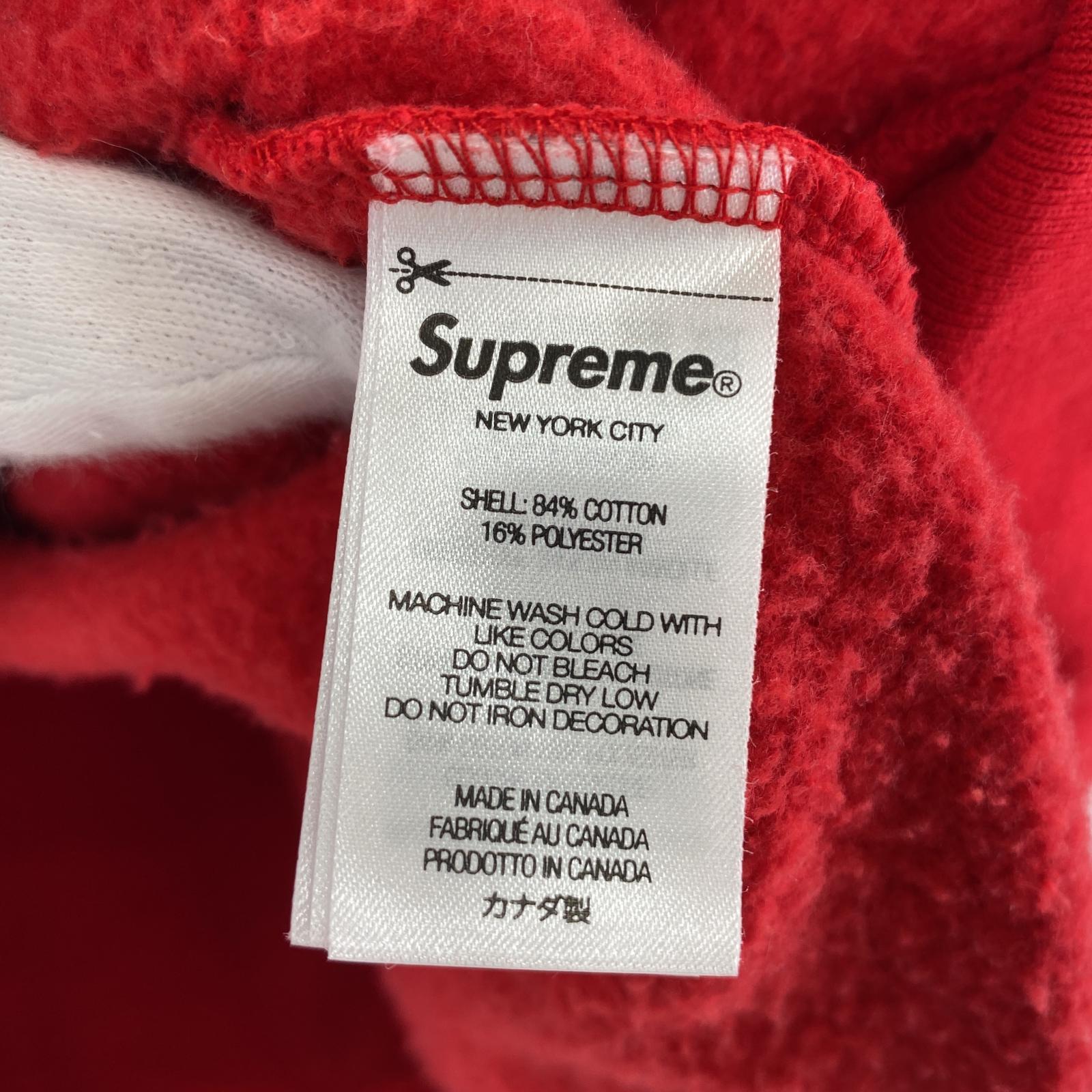 パーカー SUPREME 22SS ENAMEL SMALL BOX S レッド