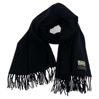 その他アクセサリー VIRGIN WOOL マフラー 黒 ブラック