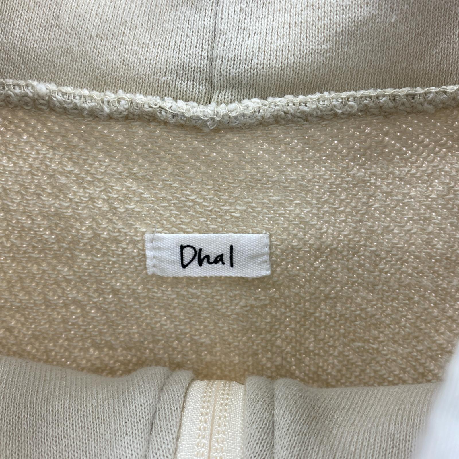 スウェット Dhal ハーフジップ M