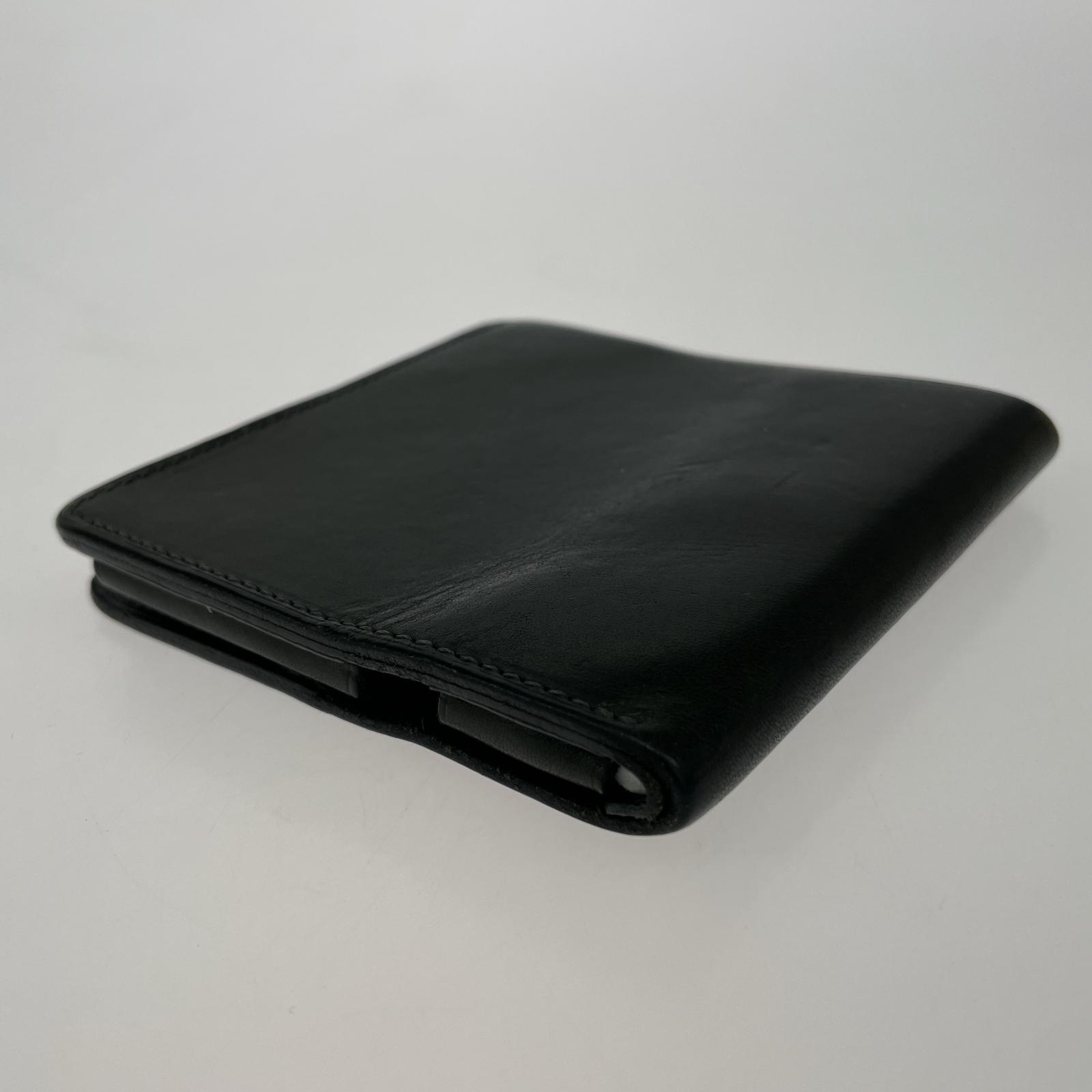 コンパクトウォレット Hitoe Fold ブラック