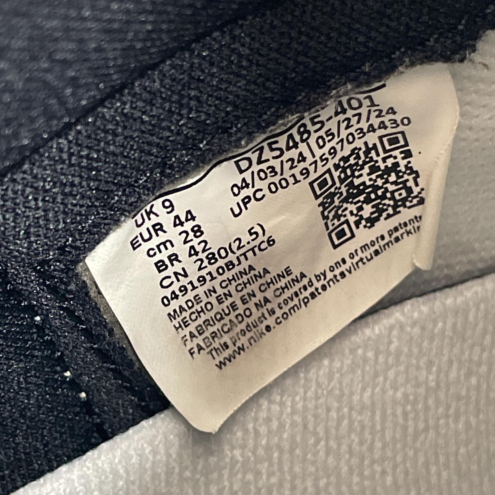 スニーカー NIKE AIR JORDAN 1 RETRO HIGH OG MIDNIGHT NAVY 28cm DZ5485-401 28cm (US10 UK9 1/2 EU46)
