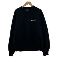 スウェット HEAVY WEIGHT CREW NECK SWEAT SHIRTS (S) S ブラック