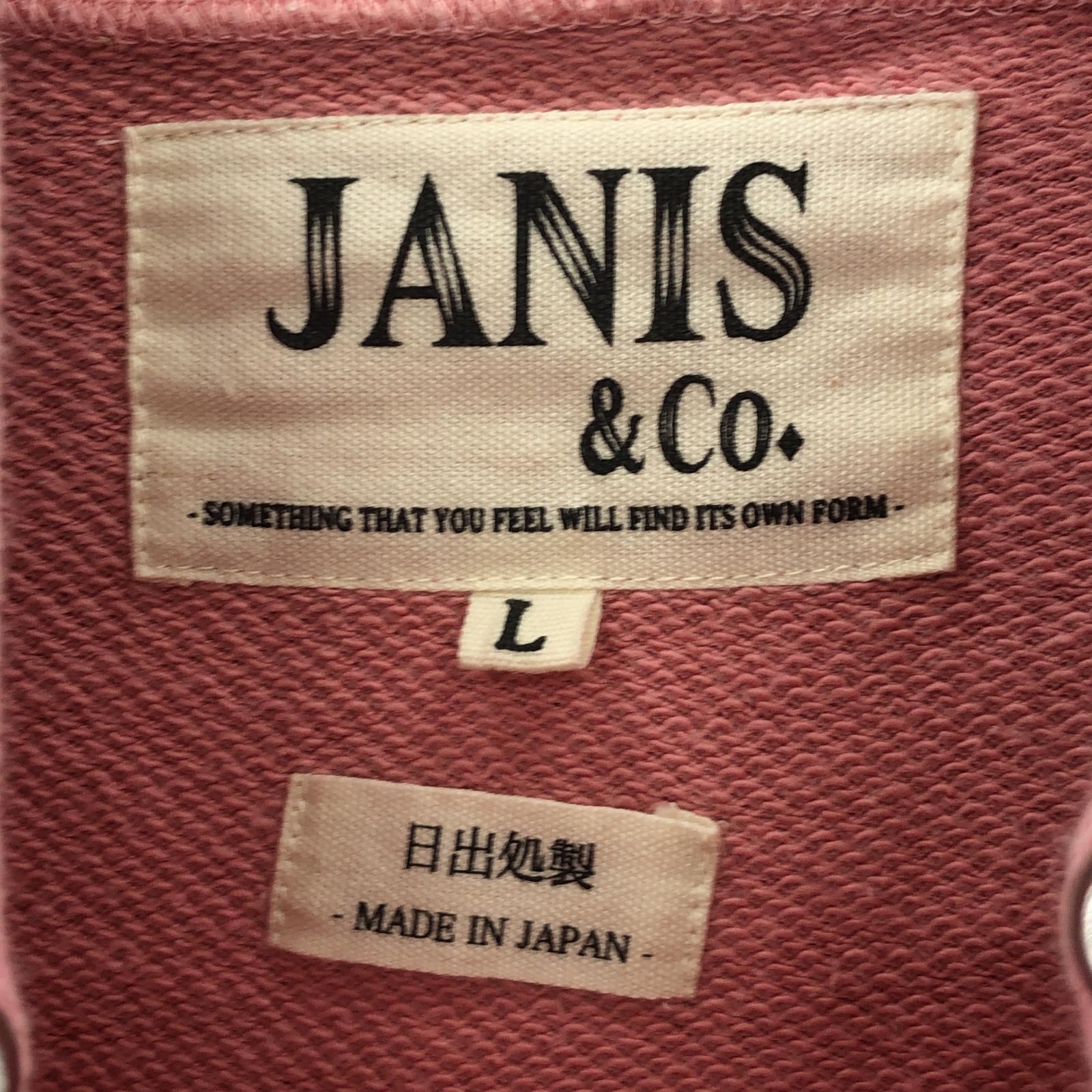 パーカー JANIS&CO L/SPOパーカー PNK L ピンク