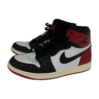 スニーカー AIR JORDAN 1 RETRO HIGH OG BLACK TOE 27.5cm (US9 1/2 UK9 EU45)