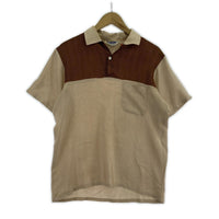 半袖シャツ 60s PILGRIM S/S Rayon Pullover Loop Shirt M ベージュ