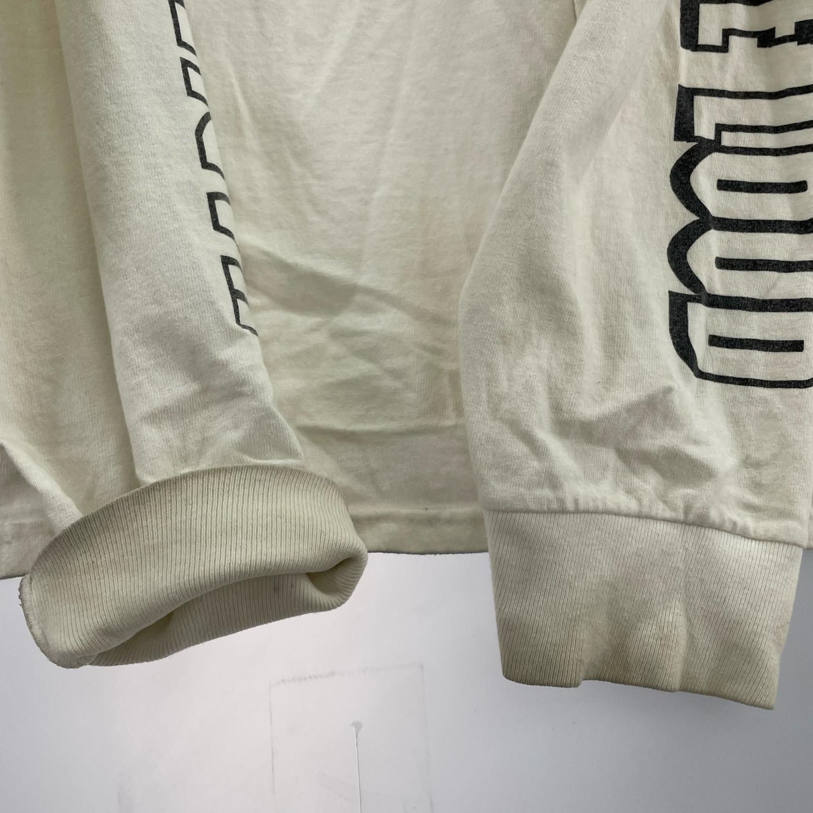 長袖Tシャツ L/SプリントTee ホワイト