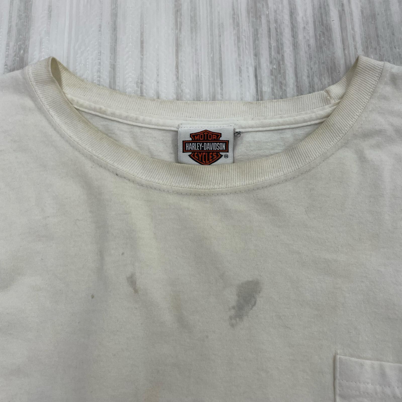 長袖Tシャツ L/SプリントTee ホワイト