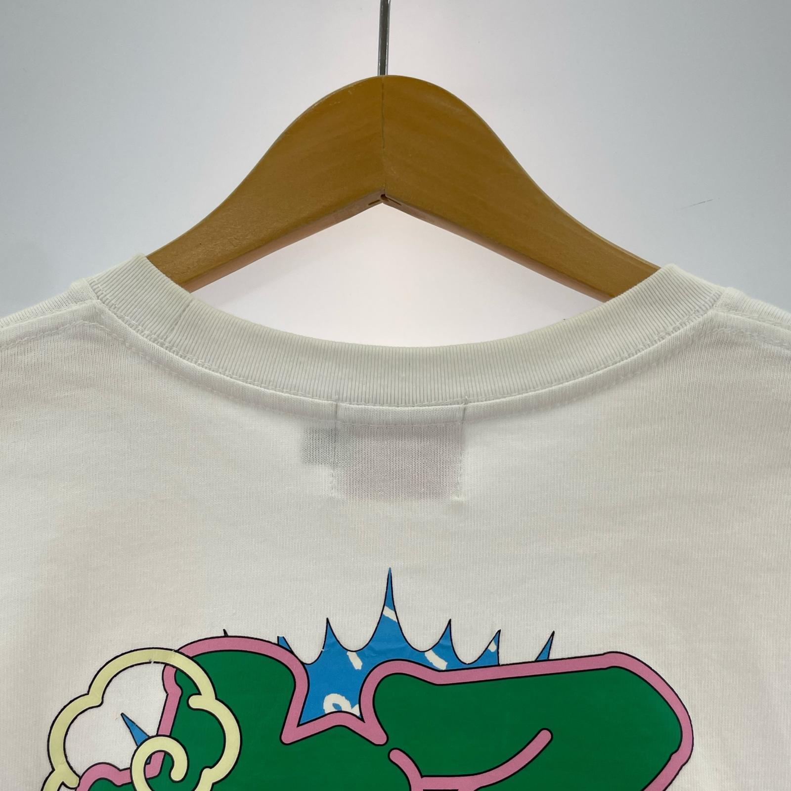 半袖Tシャツ チュウカタベタイ 白 L L ホワイト