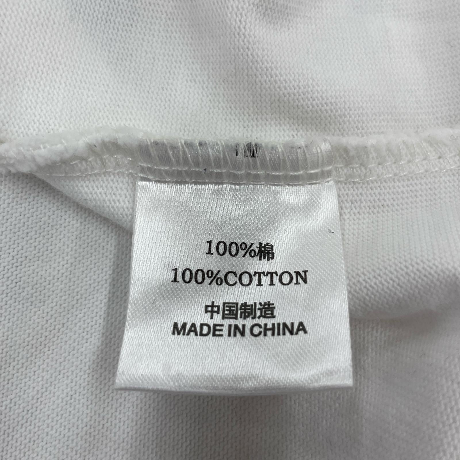 半袖Tシャツ チュウカタベタイ 白 L L ホワイト