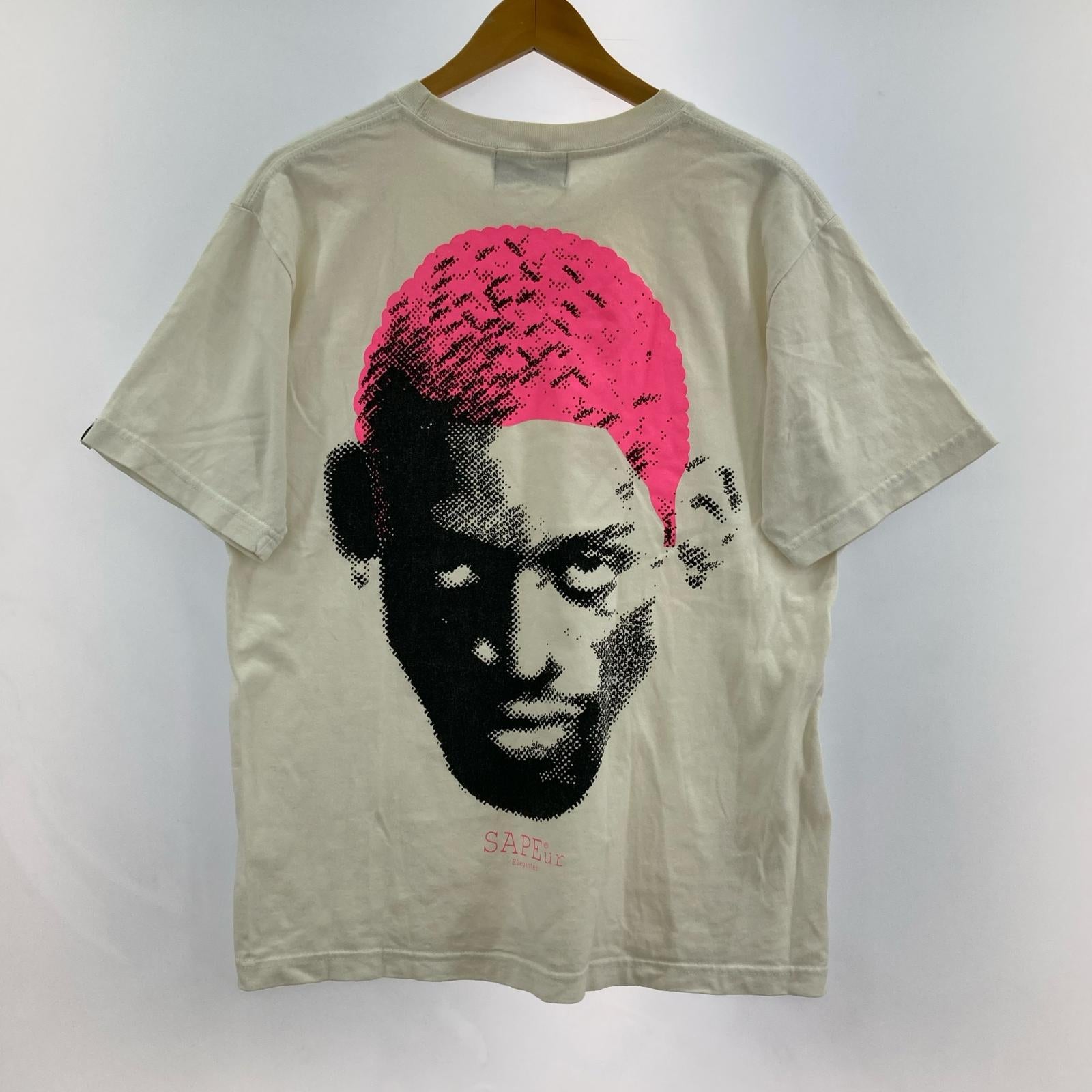 半袖Tシャツ デニスロッドマン 白 M M ホワイト