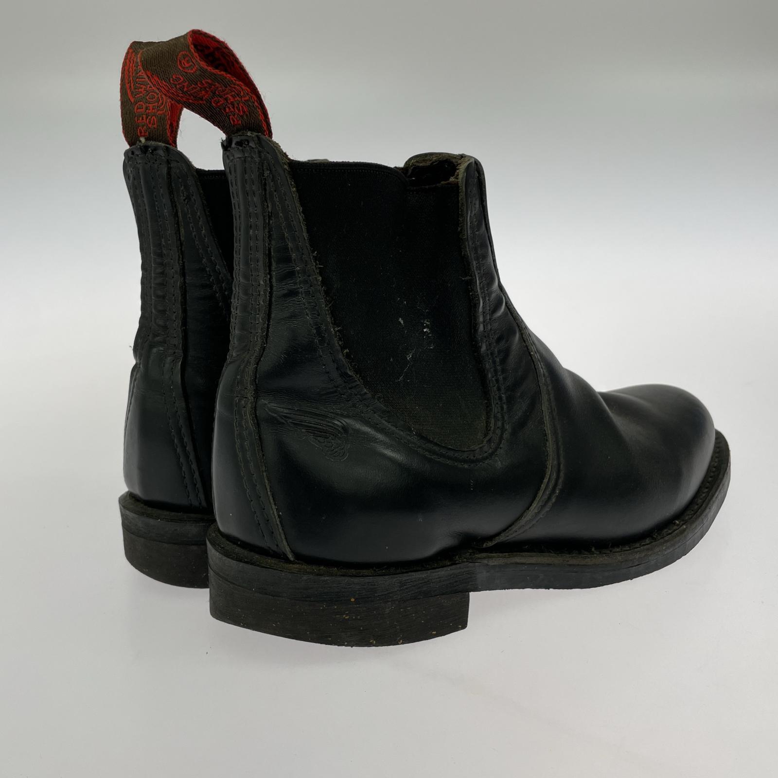 ブーツ RED WING サイドゴアブーツ 黒 8194 (EU38) 24cm (US6 UK5 1/2 EU38) ブラック