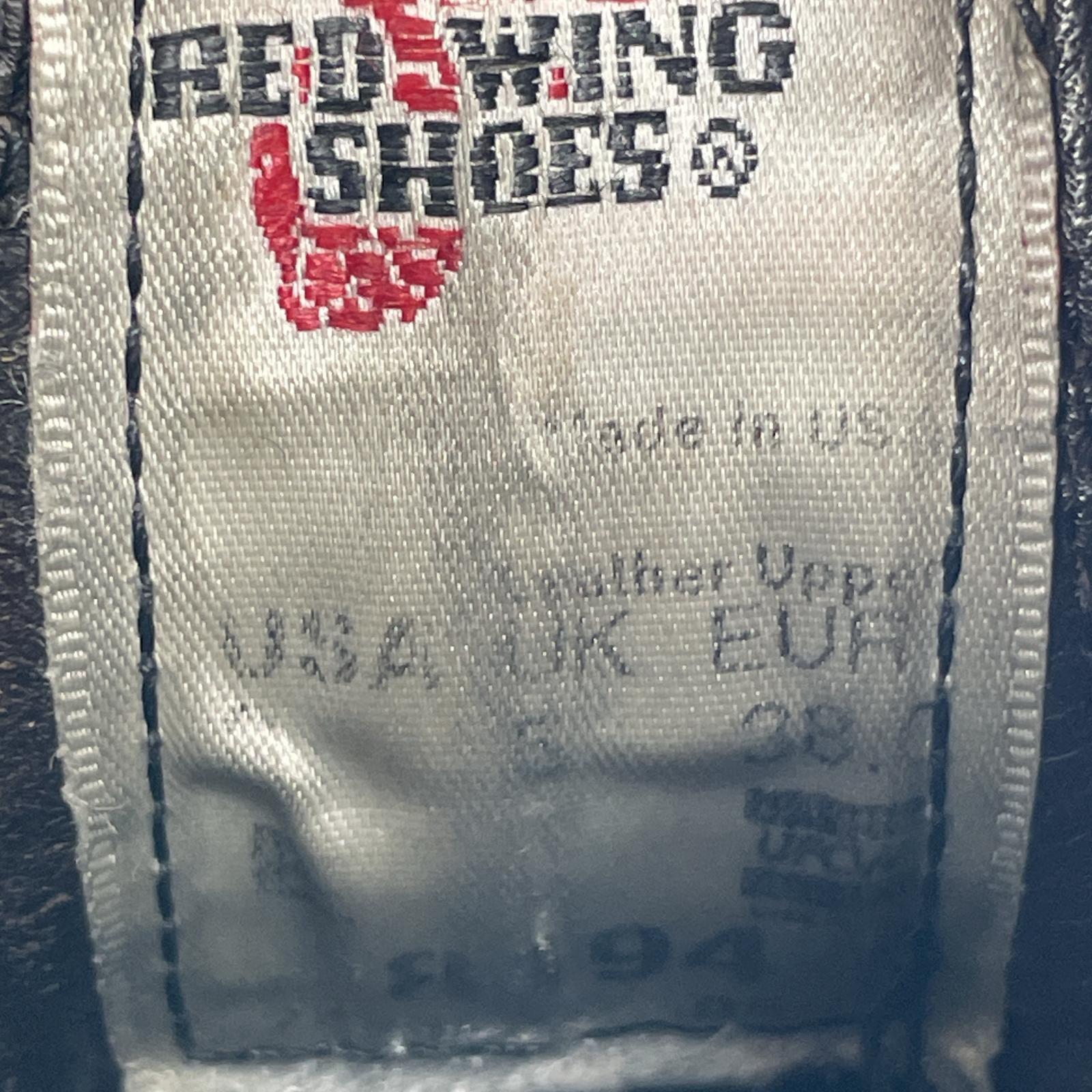 ブーツ RED WING サイドゴアブーツ 黒 8194 (EU38) 24cm (US6 UK5 1/2 EU38) ブラック