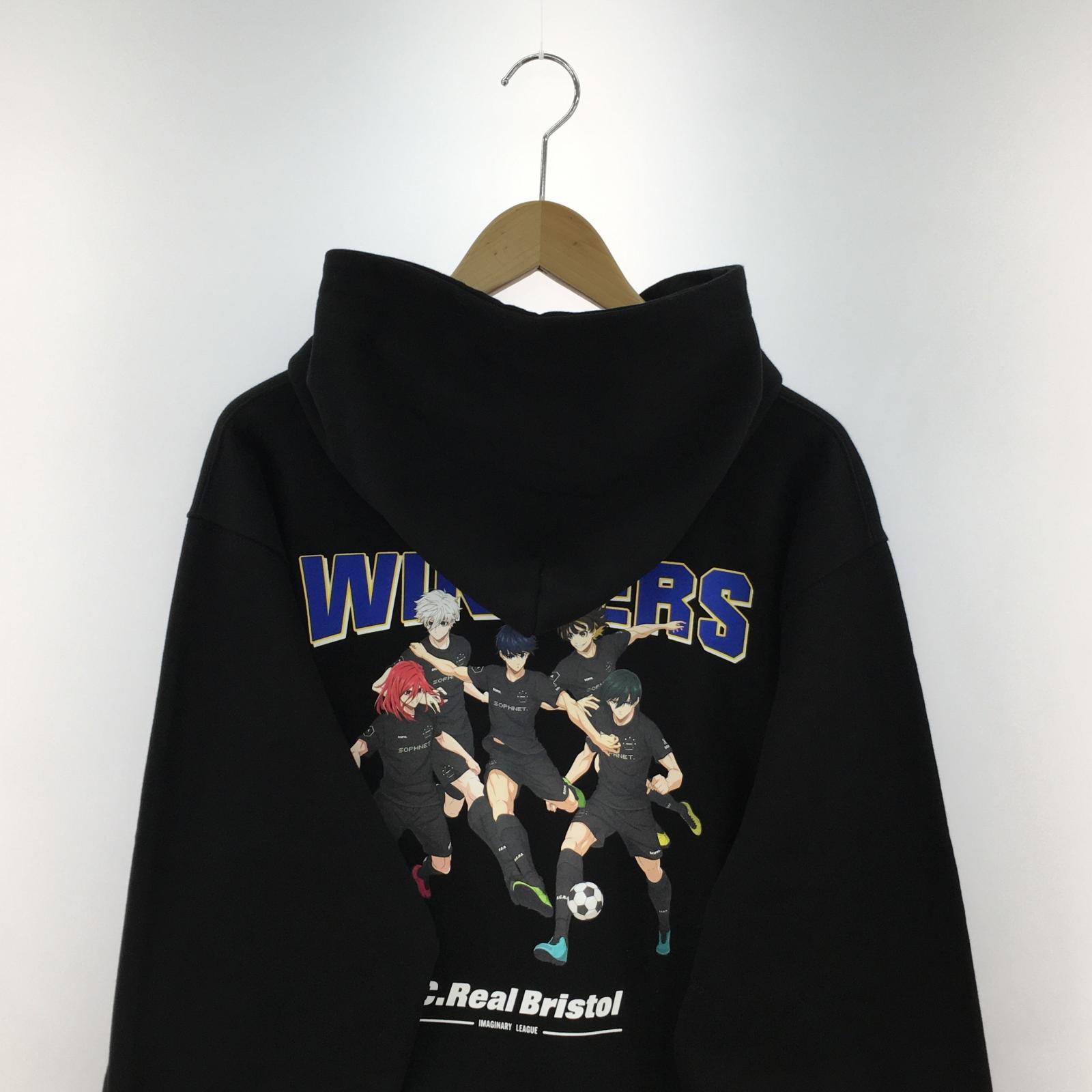パーカー 24FW ブルーロック WINNERS パーカー XL 黒 ブラック