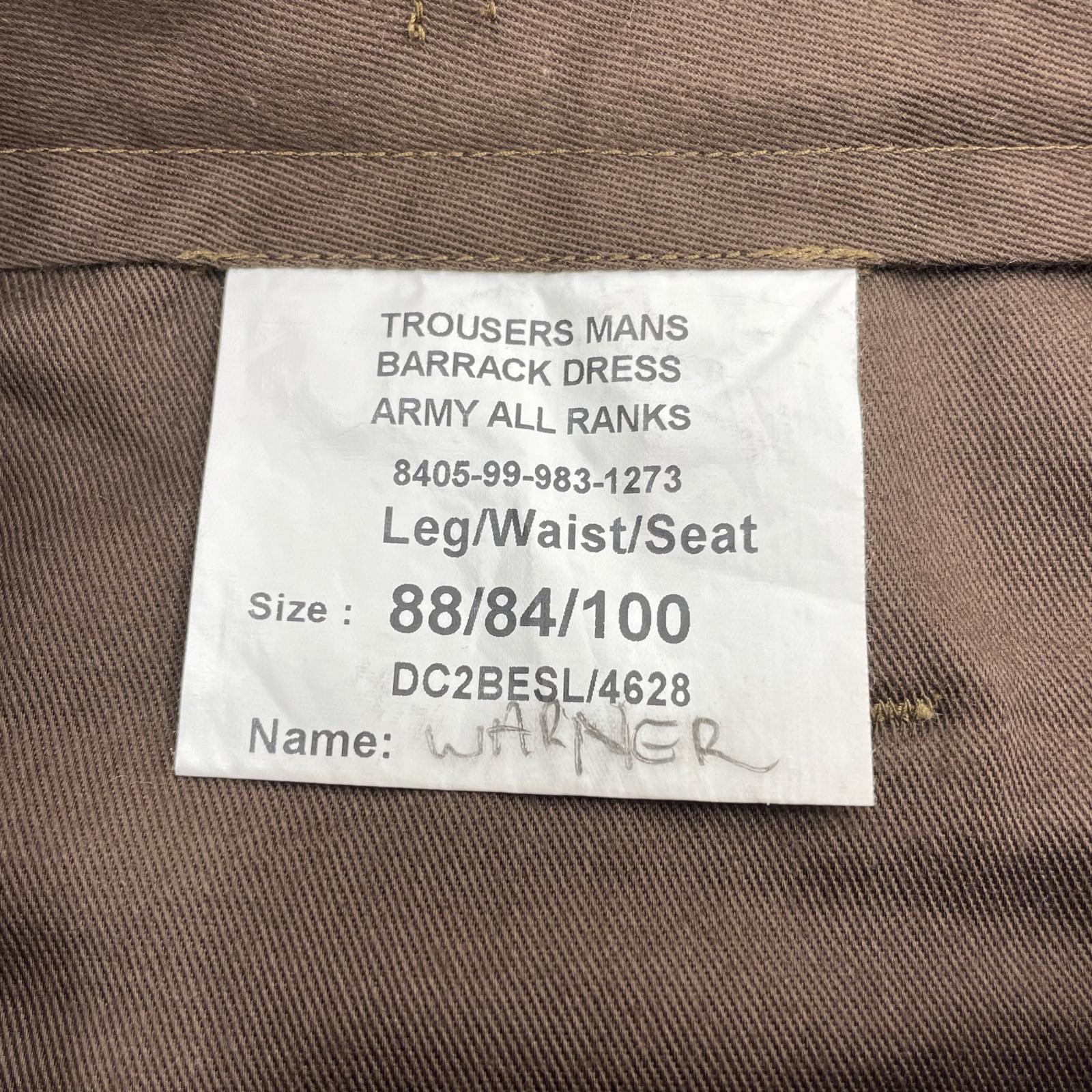 パンツ BRITISH MILITARY Barrack Dress Trousers グレー