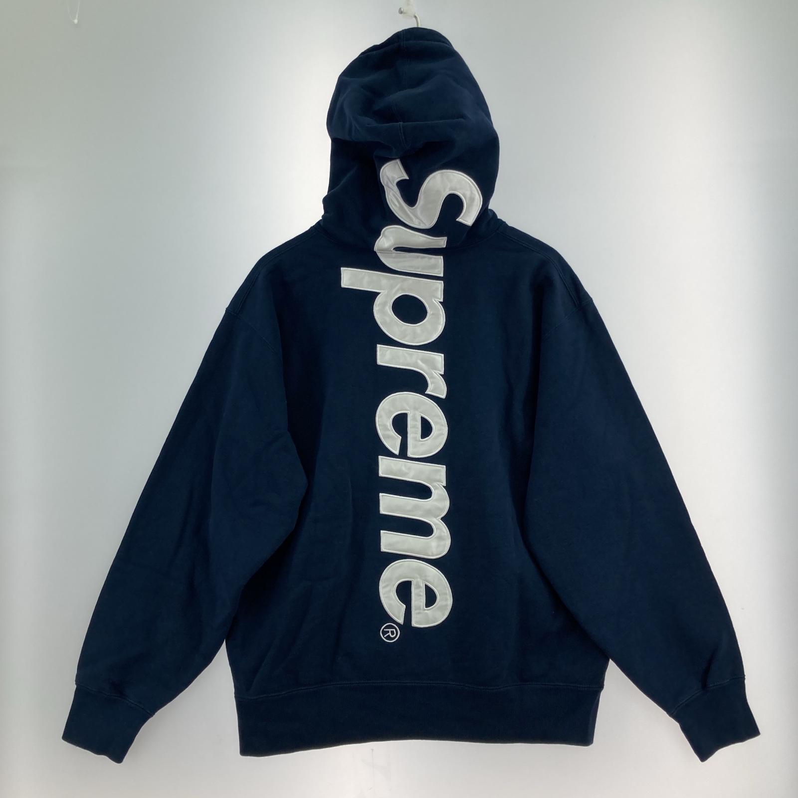 パーカー Satin Applique Hooded Sweatshirt SizeM M