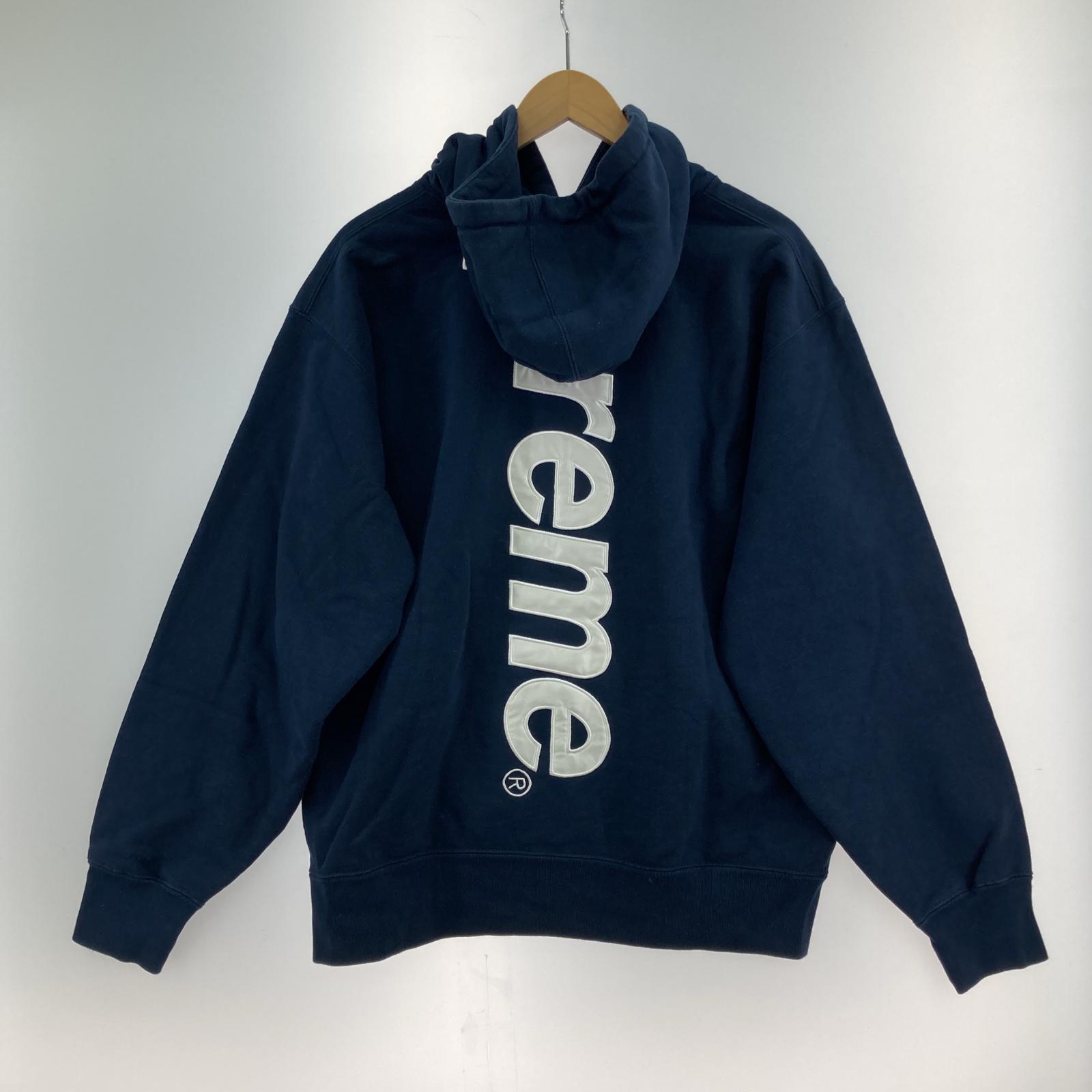 パーカー Satin Applique Hooded Sweatshirt SizeM M