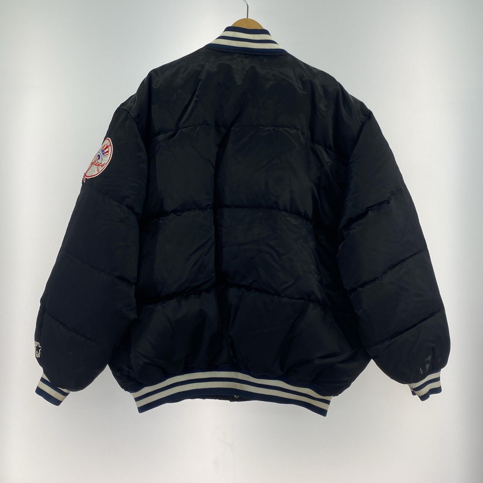 ダウンジャケット 90s MLB NY YANKEES (2XL) ブラック