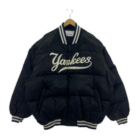 ダウンジャケット 90s MLB NY YANKEES (2XL) ブラック