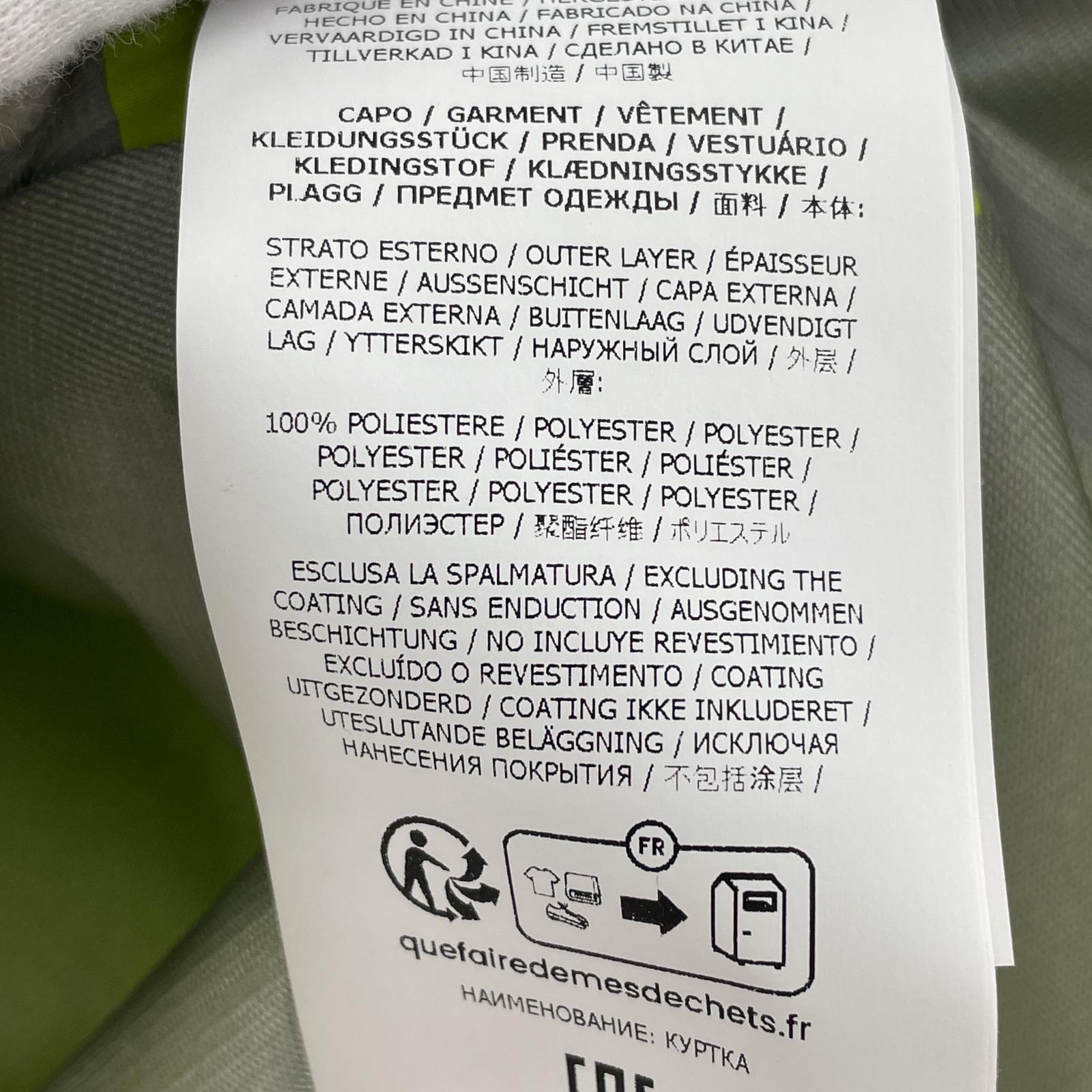 マウンテンパーカー STELLINA BIONIC POLYESTER ジャケット(S) S グリーン