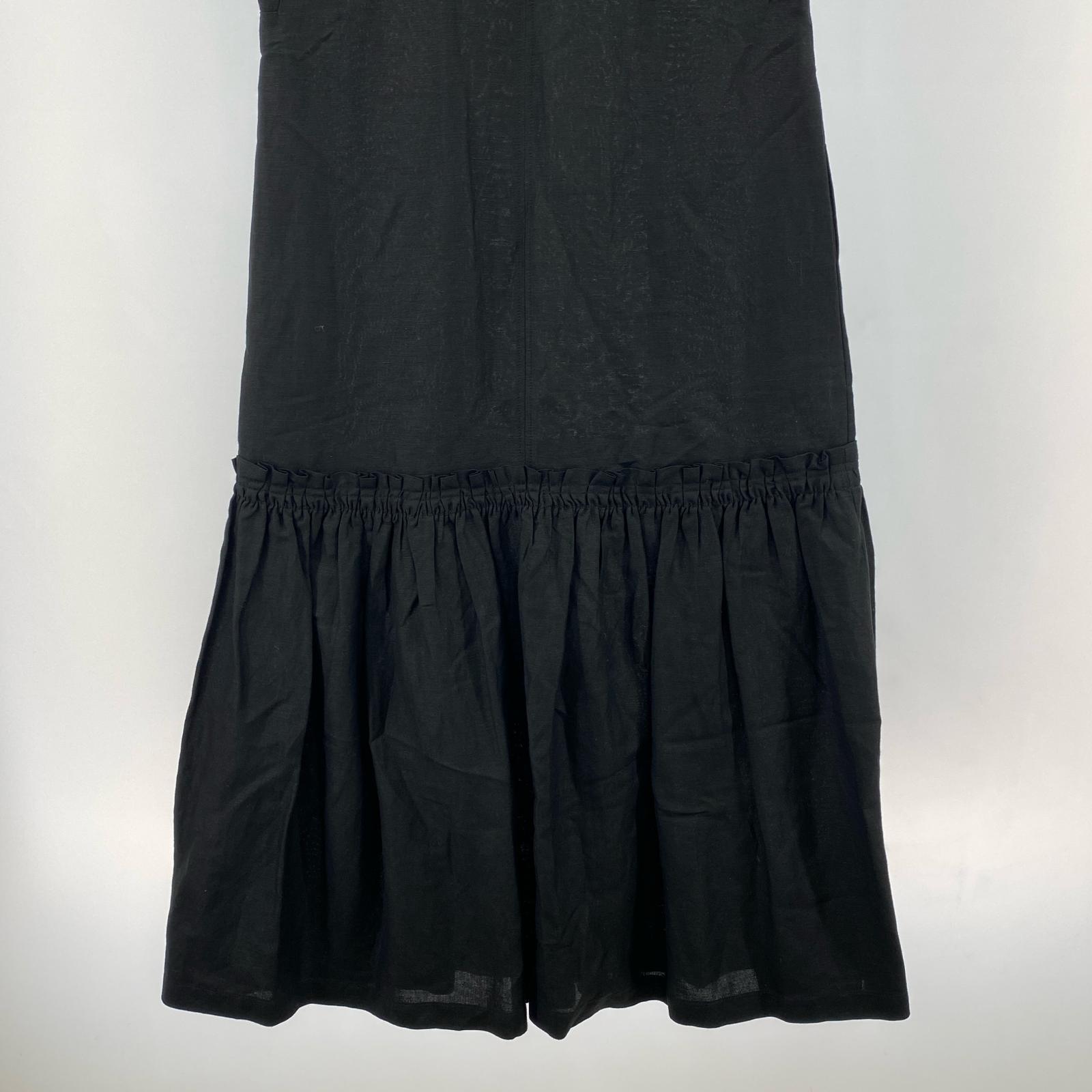 ワンピース INella ハイネックロングワンピース BLK フリー ブラック