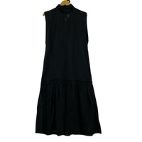 ワンピース INella ハイネックロングワンピース BLK フリー ブラック
